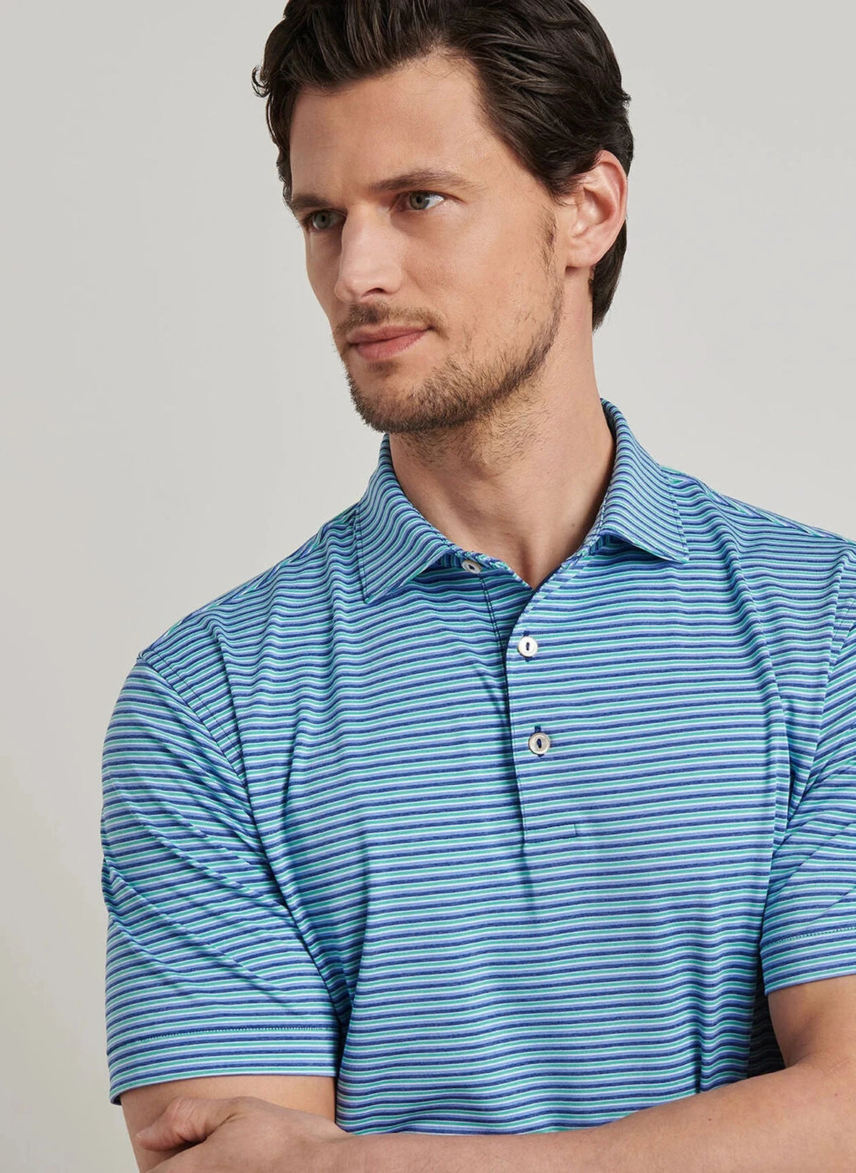 PETER MILLAR Men's Polo Peter Millar Lenway Performance Jersey Polo