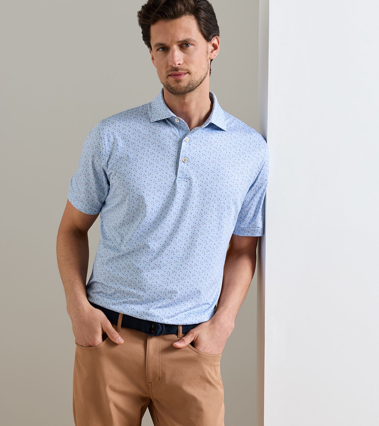 PETER MILLAR Men's Polo Peter MIllar Rivington Performance Jersey Polo
