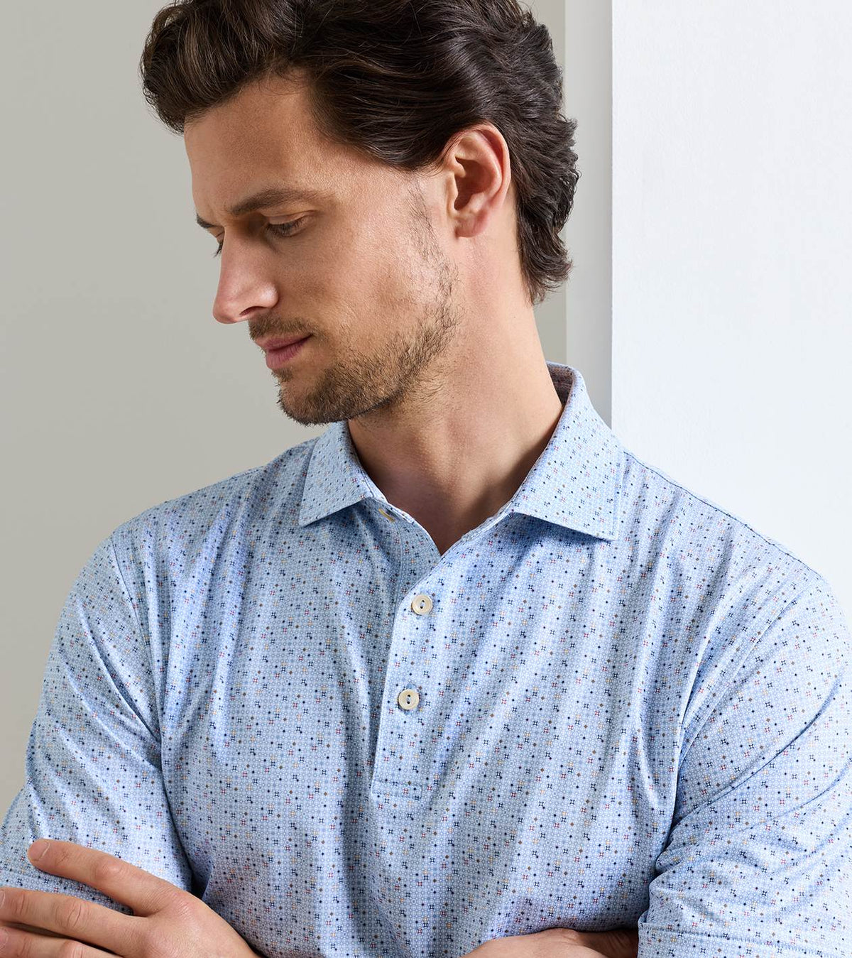PETER MILLAR Men's Polo Peter MIllar Rivington Performance Jersey Polo