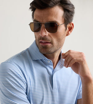 PETER MILLAR Men's Polo Peter Millar Tempo Performance Mesh Polo