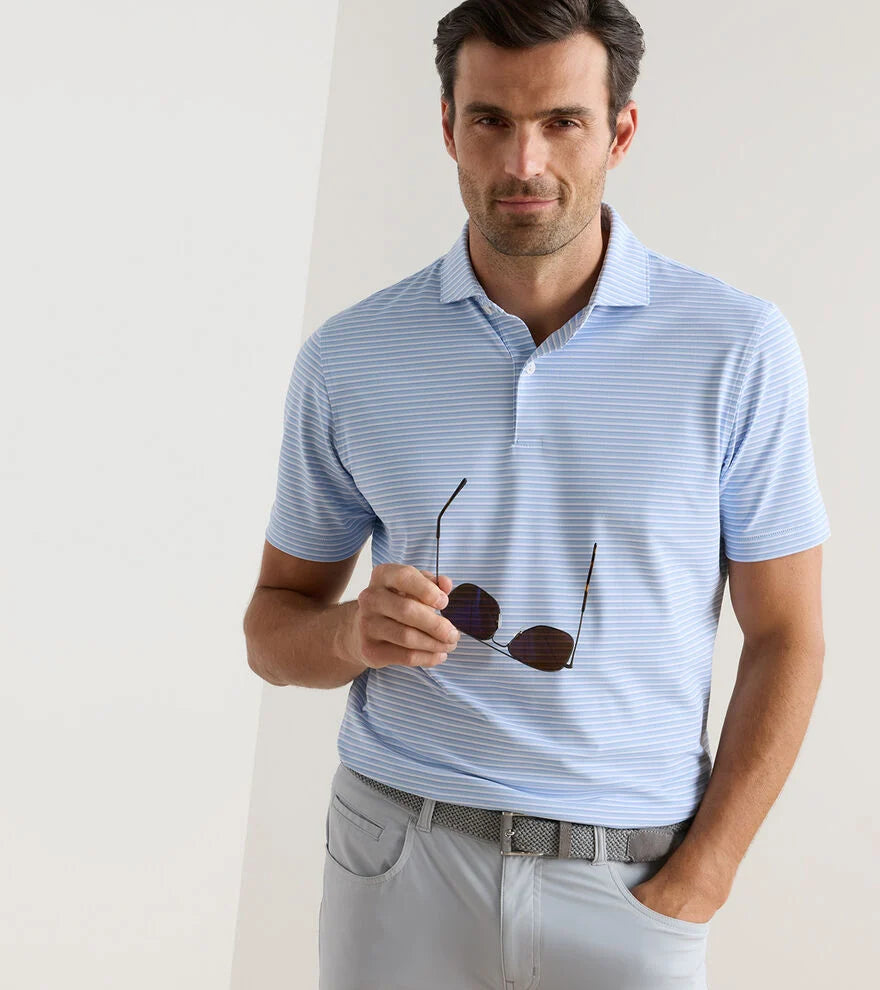 PETER MILLAR Men's Polo Peter Millar Tempo Performance Mesh Polo