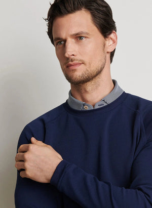 PETER MILLAR Men's Pullovers Peter Millar Cradle Piqué Performance Crewneck