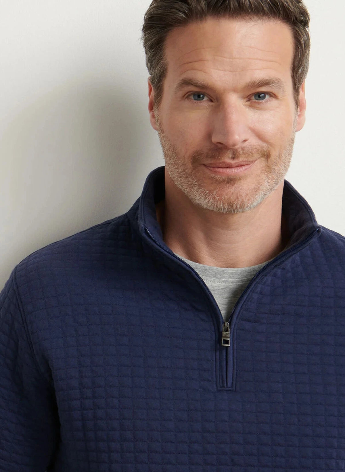 PETER MILLAR Men's Pullovers Peter Millar Quad Quilted Quarter-Zip