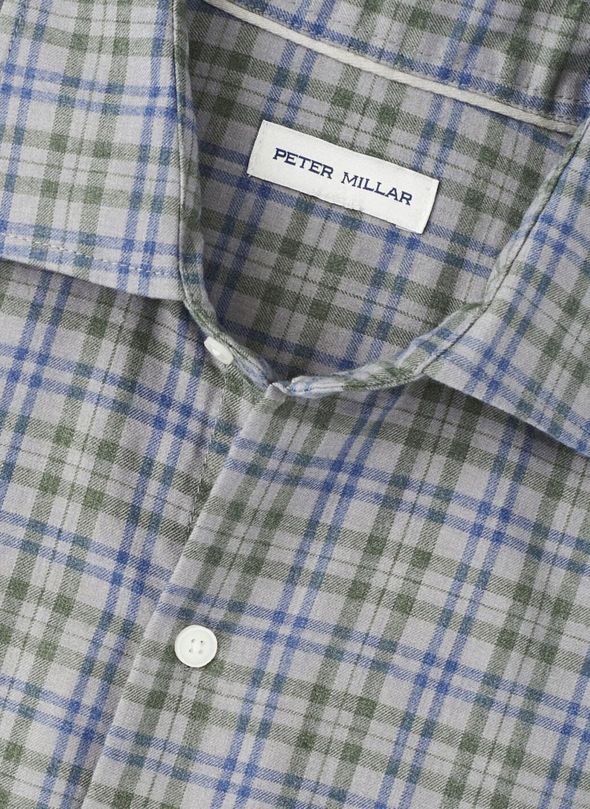 PETER MILLAR Men's Sport Shirt Peter Millar Bar Harbor Performance Flannel Sport Shirt