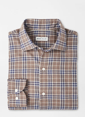 PETER MILLAR Men's Sport Shirt Peter Millar Big Bear Performance Flannel Sport Shirt