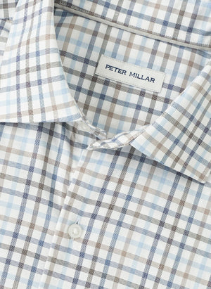 PETER MILLAR Men's Sport Shirt Peter Millar North Coast Crown Lite Cotton-Stretch Sport Shirt