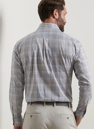 PETER MILLAR Men's Sport Shirt Peter Millar North Coast Crown Lite Cotton-Stretch Sport Shirt