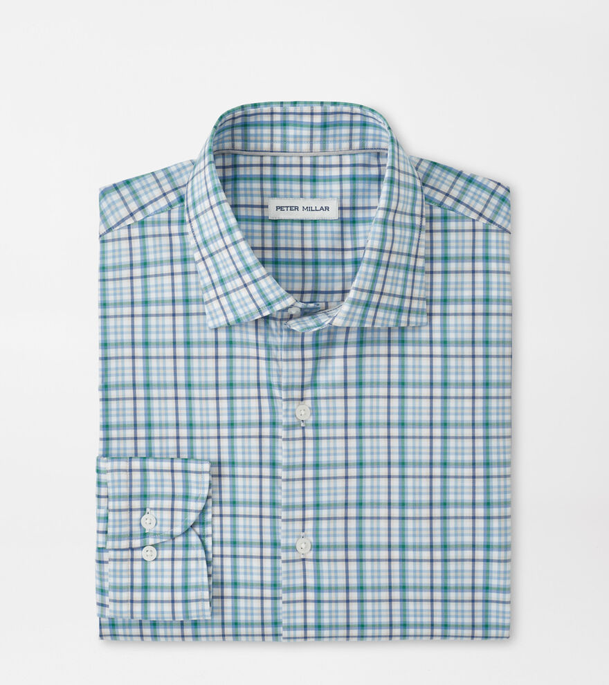 PETER MILLAR Men's Sport Shirt Peter Millar Simon Crown Lite Cotton-Stretch Sport Shirt
