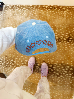 POPPY & PINE Women's Hat DENIM/BROWN Poppy & Pine Mother Knows Best Hat MOTHER