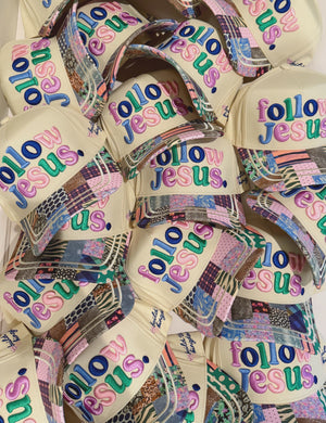 POPPY & PINE Women's Hat MULTI Poppy & Pine Colorful Follow Jesus Hat FOLLOWJESUS