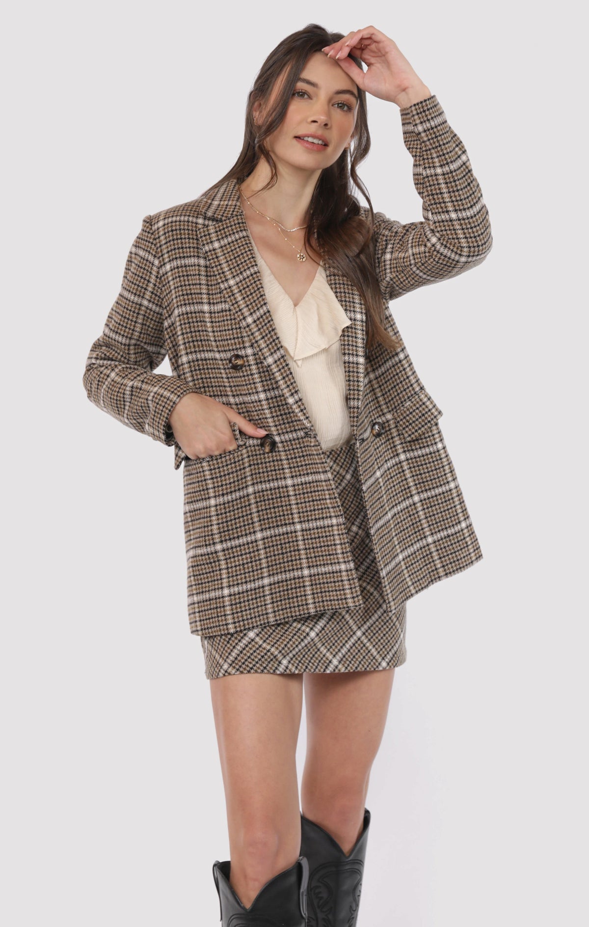 SADIE AND SAGE Women Jackets Sadie and Sage Gossip Girl Double Breasted Blazer