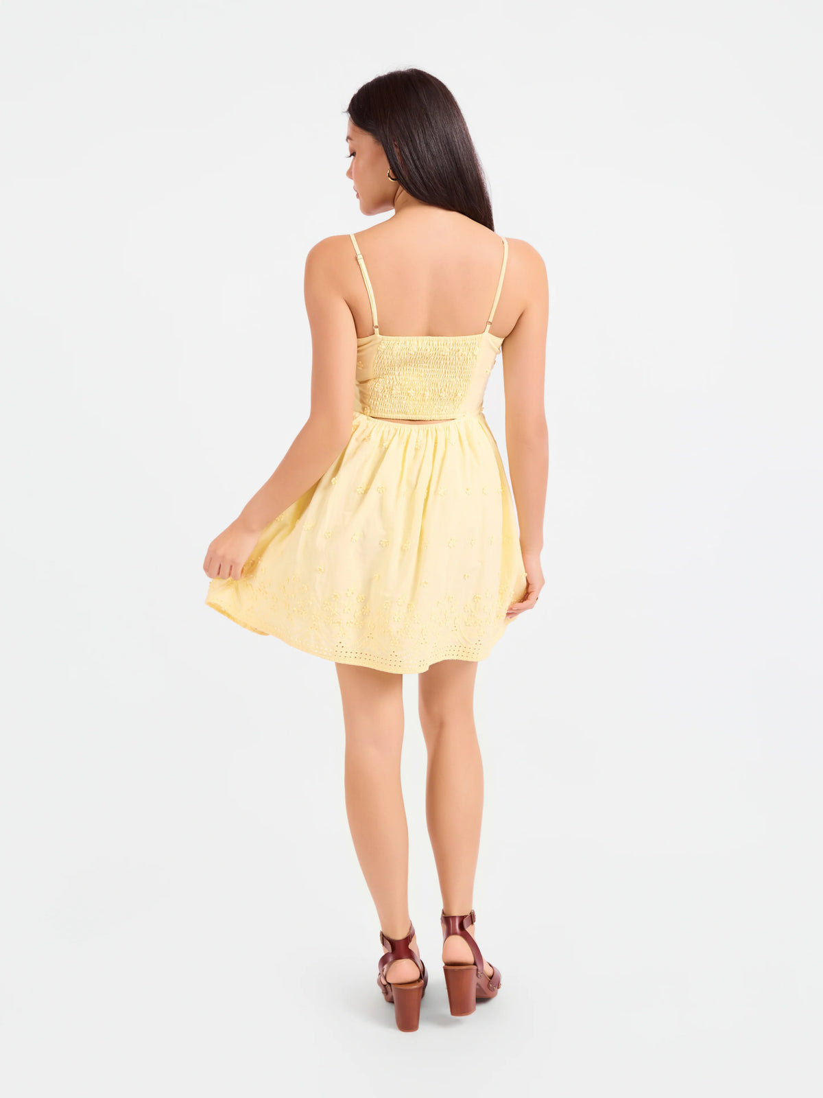 SADIE AND SAGE Women's Dresses Beachglass Embroidered Mini Dress