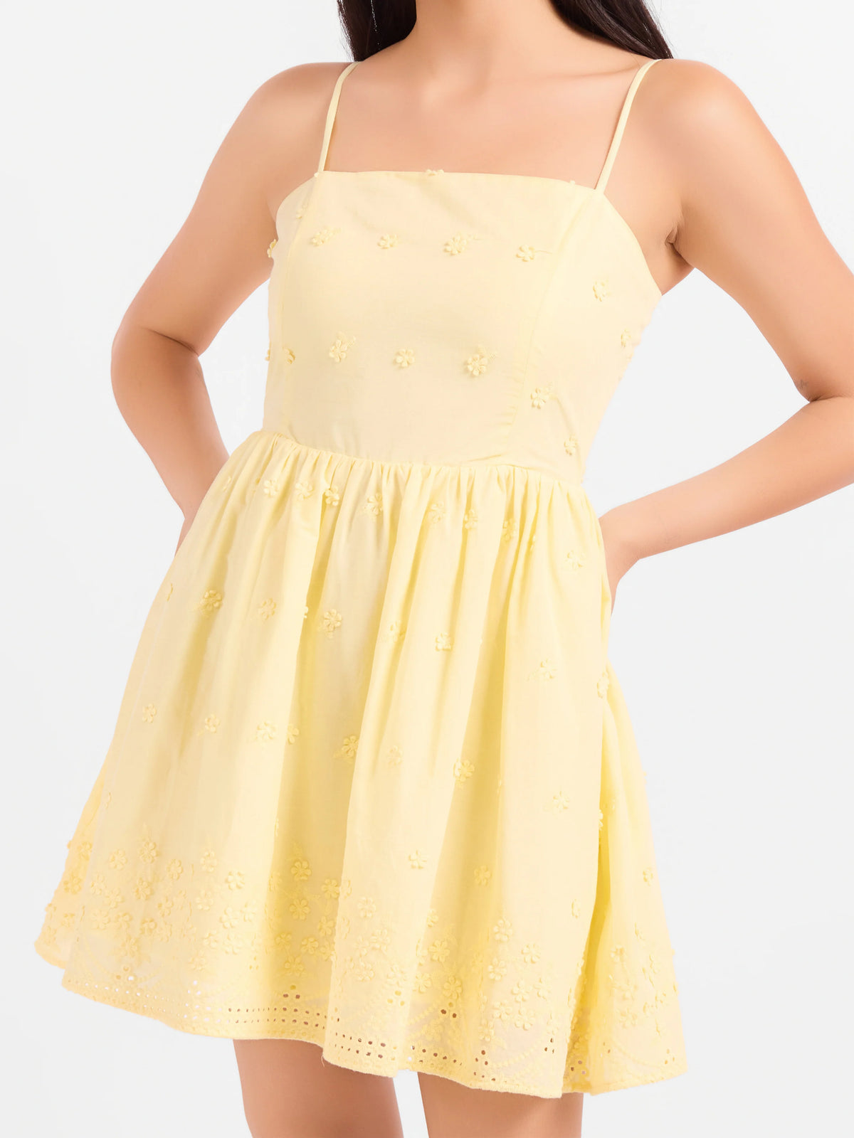 SADIE AND SAGE Women's Dresses Beachglass Embroidered Mini Dress