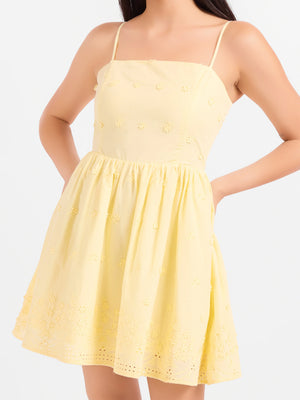 SADIE AND SAGE Women's Dresses Beachglass Embroidered Mini Dress