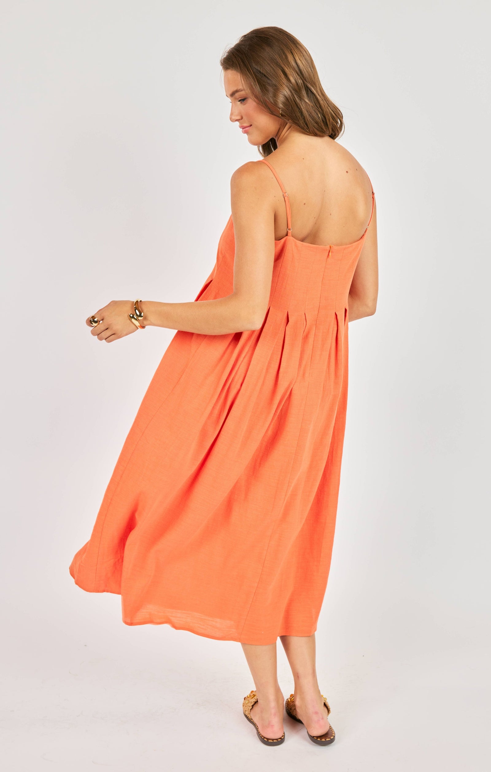 SADIE AND SAGE Women's Dresses Sadie and Sage Good Day Pleated Midi Dress