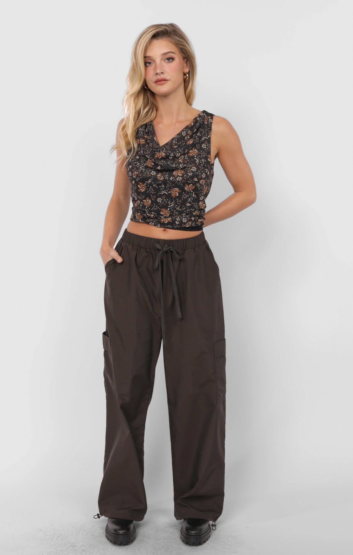 SADIE AND SAGE Women's Pants Sadie And Sage Ashton Pants W Cargo Pockets