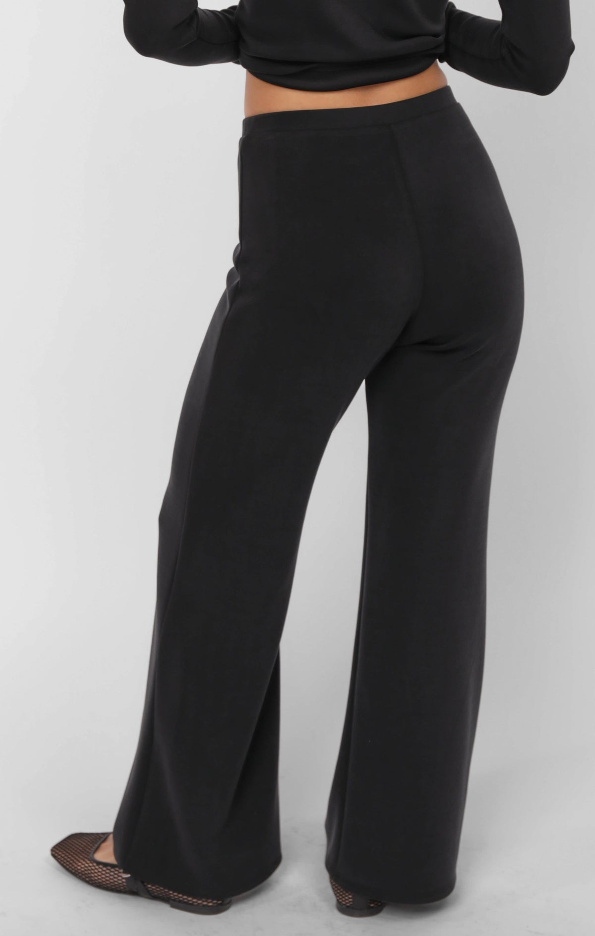 SADIE AND SAGE Women's Pants Sadie And Sage Hustle Knit Wide Leg Pants