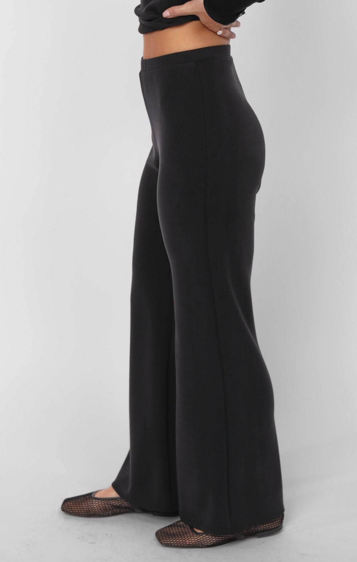 SADIE AND SAGE Women's Pants Sadie And Sage Hustle Knit Wide Leg Pants