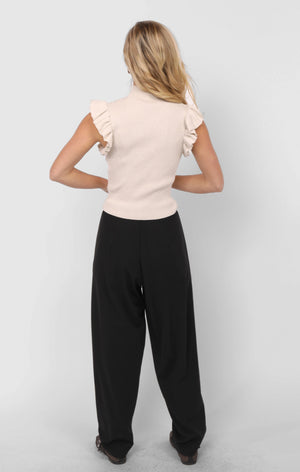 SADIE AND SAGE Women's Pants Sadie and Sage Think Poetic Front Seam Tapered Trousers