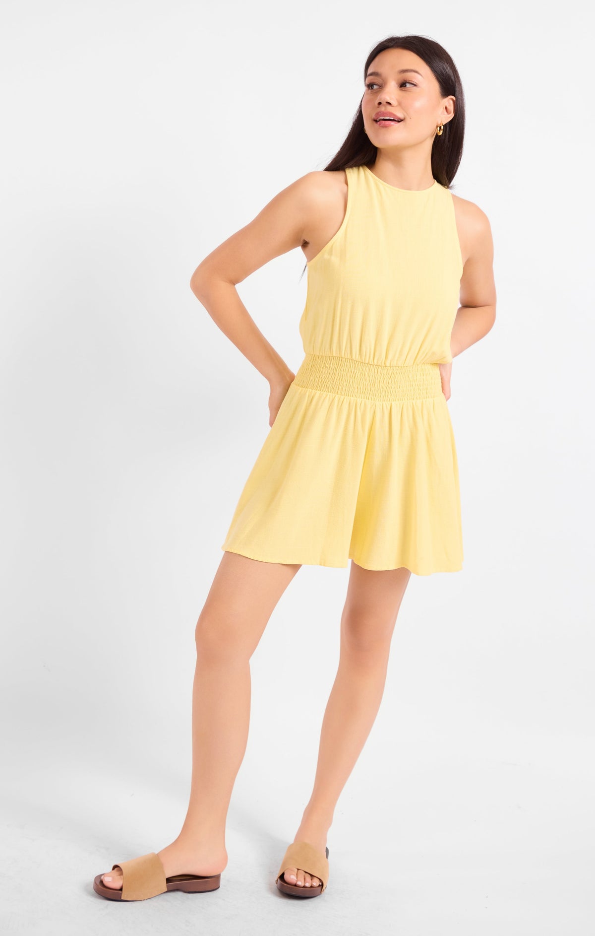 SADIE AND SAGE Women's Romper Sadie and Sage Sugarloaf Sleeveless Romper