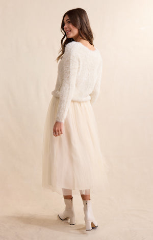 SADIE AND SAGE Women's Skirts Sadie and Sage Invitation Tulle Midi Skirt
