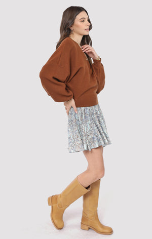 SADIE AND SAGE Women's Sweaters Sadie and Sage on A Stroll Dolman Sleeve Top || David's Clothing