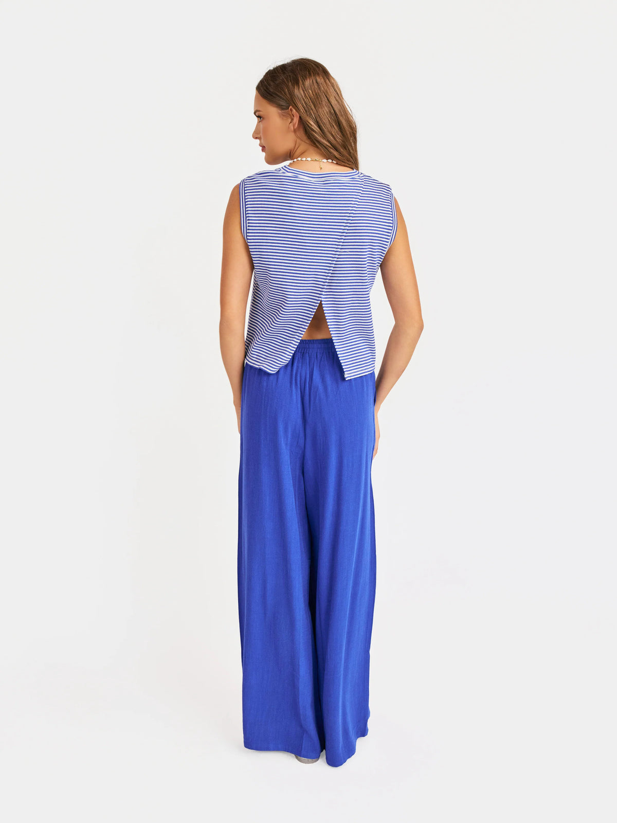 SADIE AND SAGE Women's Top Palma Overlap Back Top