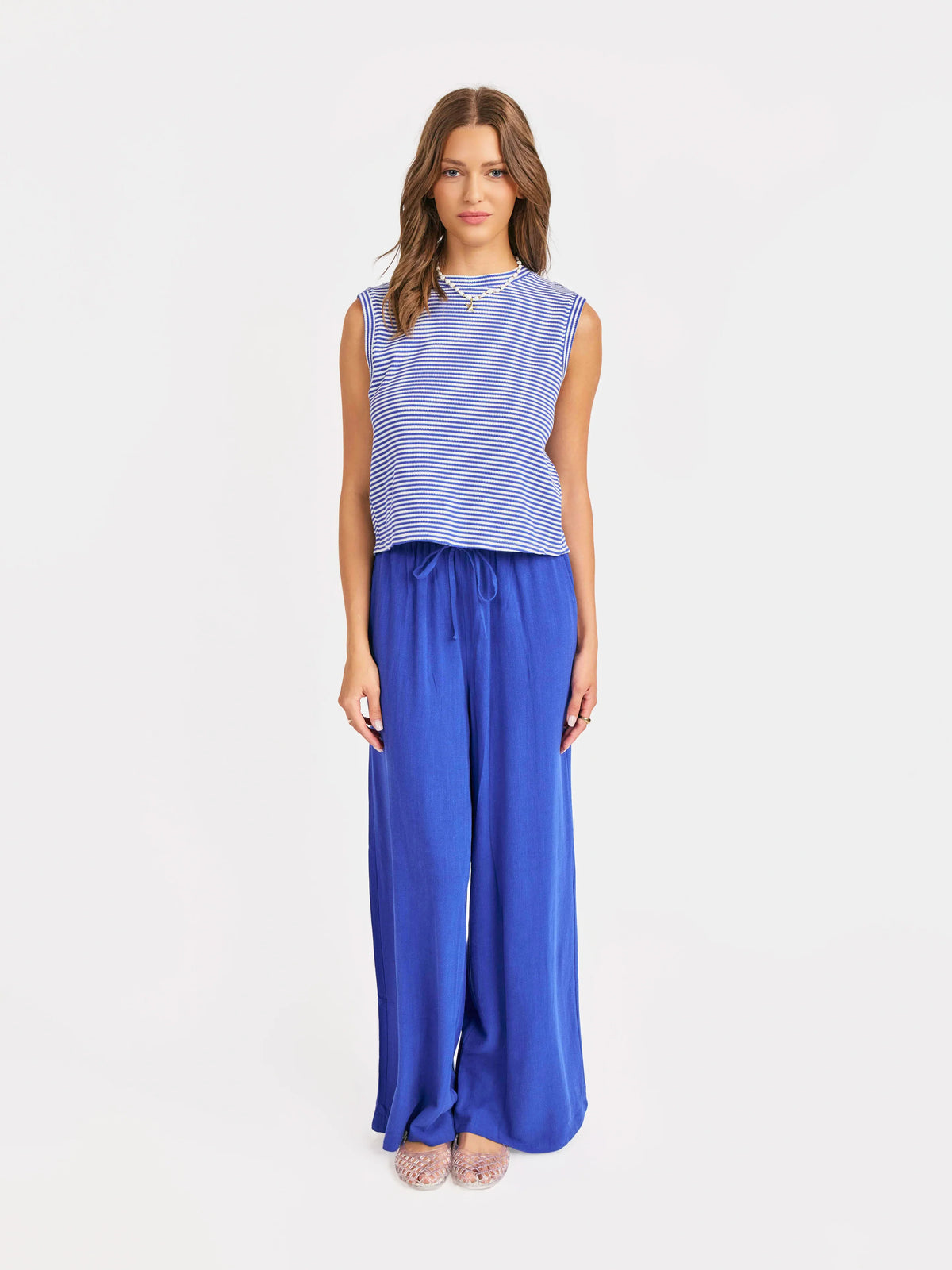 SADIE AND SAGE Women's Top Palma Overlap Back Top