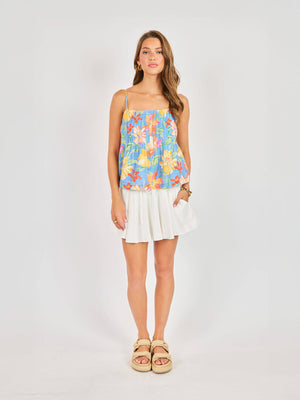 SADIE AND SAGE Women's Top Sadie and Sage Beach Cowgirl Pleated Cami