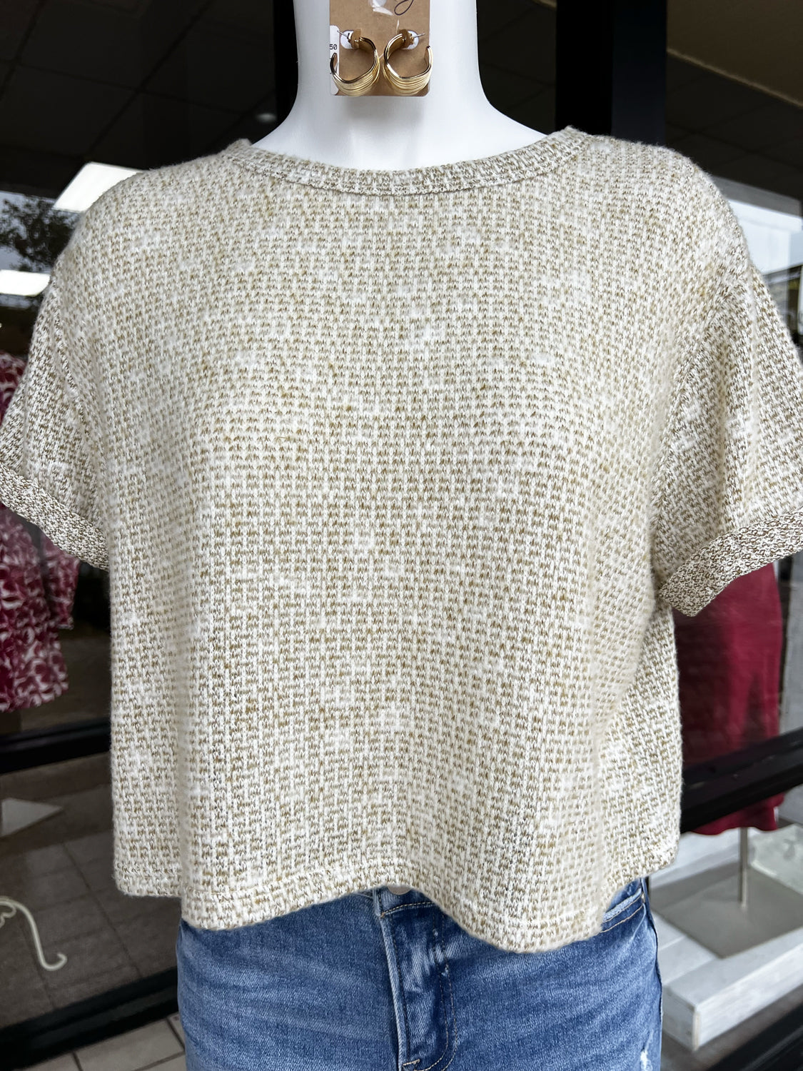 SADIE AND SAGE Women's Top Sadie And Sage Billie Short Sleeve Knit Top