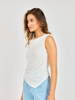 SADIE AND SAGE Women's Top Sadie and Sage Faithful Cowl Neck Tank