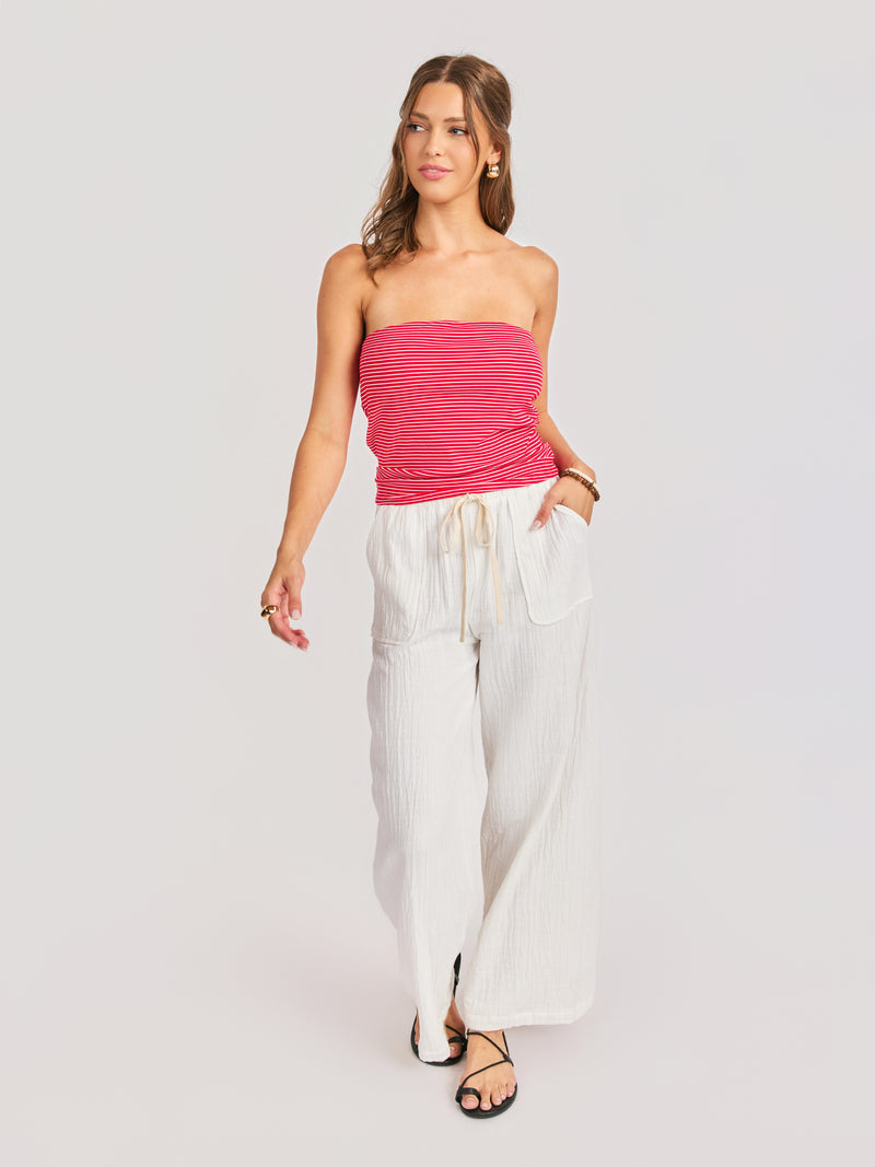 SADIE AND SAGE Women's Top Sadie and Sage Jukebox Knit Tube Top