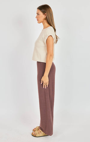 SADIE AND SAGE Women's Top Sadie And Sage Locket Cuffed Sleeve Tee