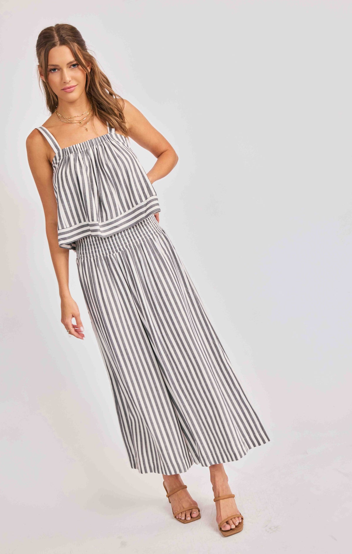 SADIE AND SAGE Women's Top Sadie and Sage Nomad Stripe Tank