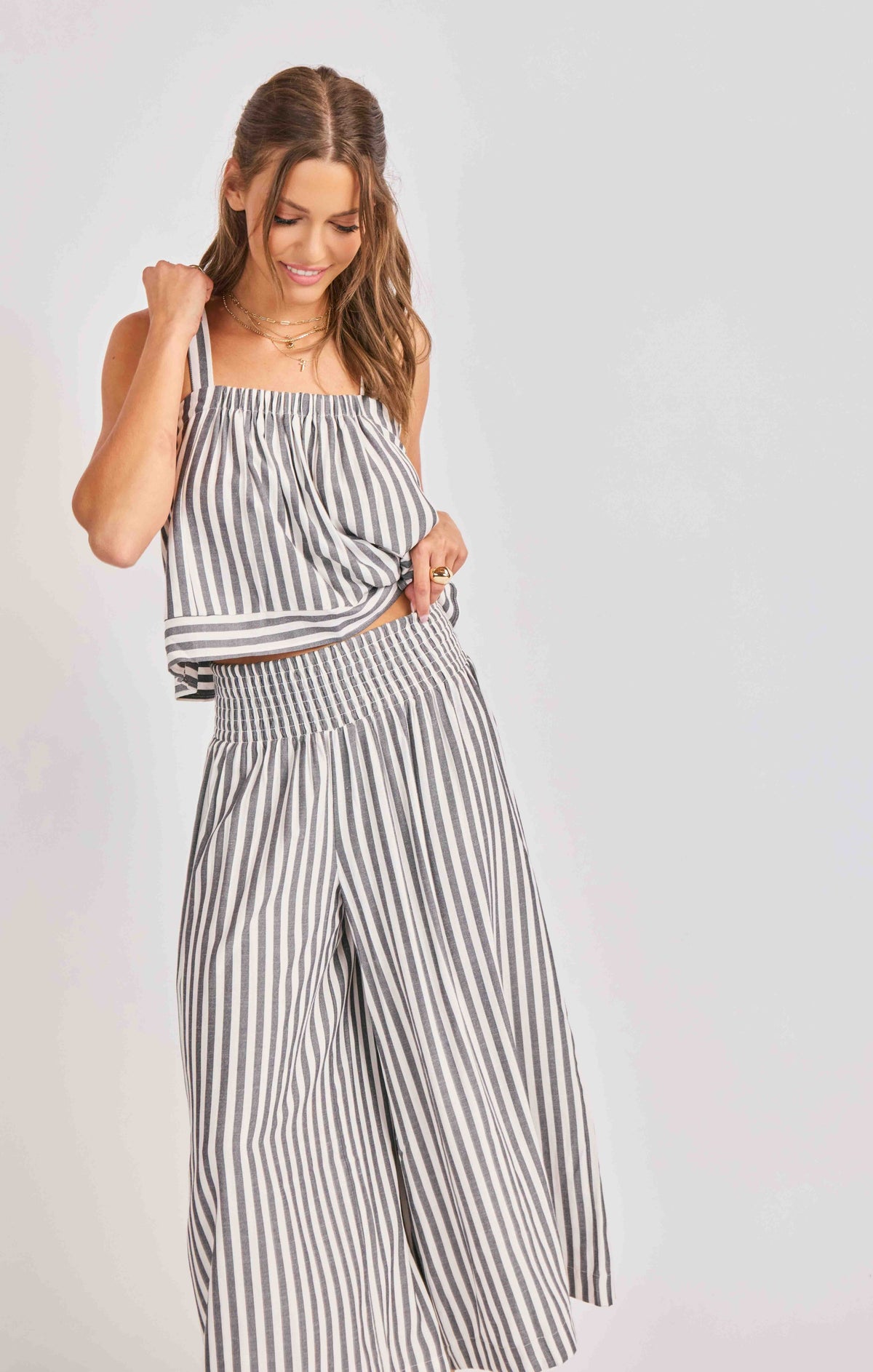 SADIE AND SAGE Women's Top Sadie and Sage Nomad Stripe Tank