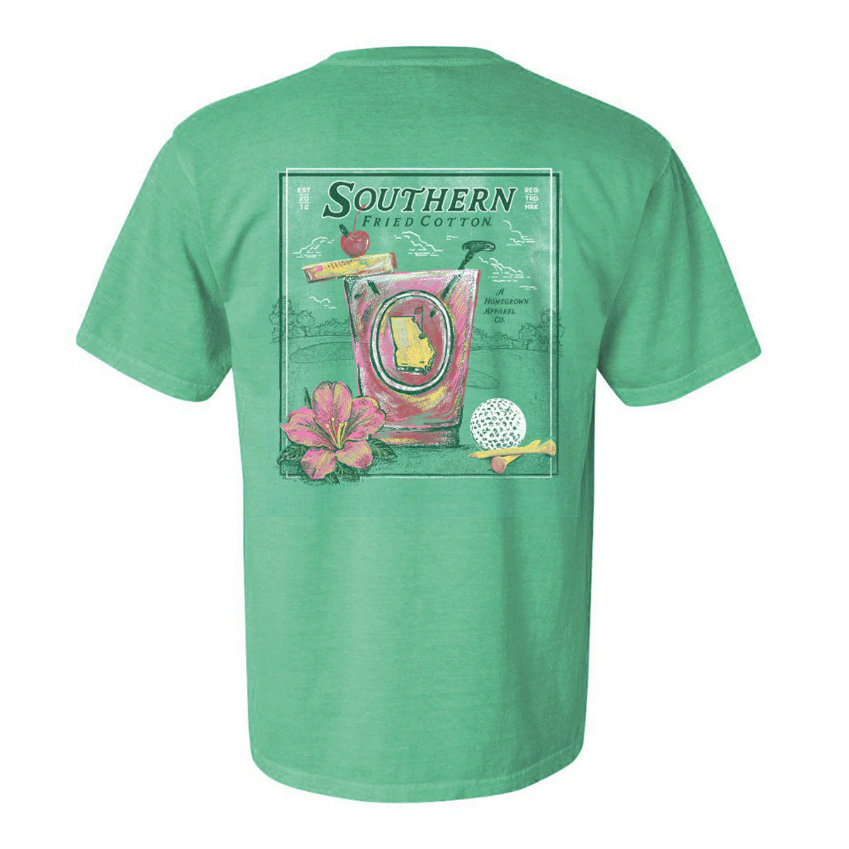SOUTHERN FRIED COTTON Men's Tees Southern Fried Cotton Azalea Cocktail Tee