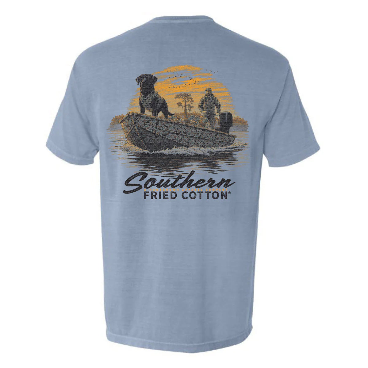 SOUTHERN FRIED COTTON Men's Tees Southern Fried Cotton Marsh Guide SS Tee