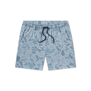 SOUTHERN MARSH COLLECTION Boy's Shorts Southern Marsh Youth Harbor Stretch SEAWASH Trunk - Camo || David's Clothing