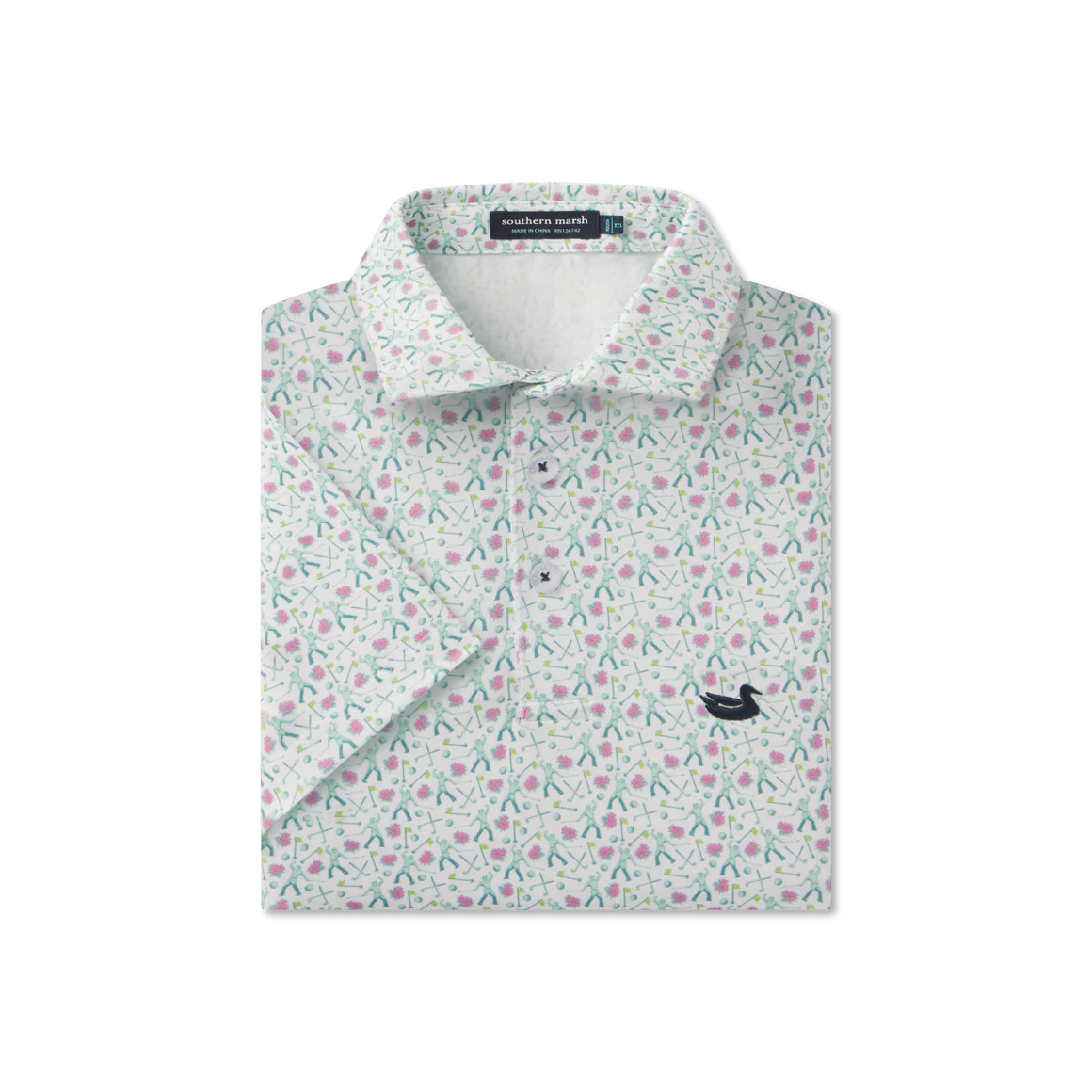 SOUTHERN MARSH COLLECTION Boys Top Southern Marsh Youth Flyline Performance Polo - Sunday Success