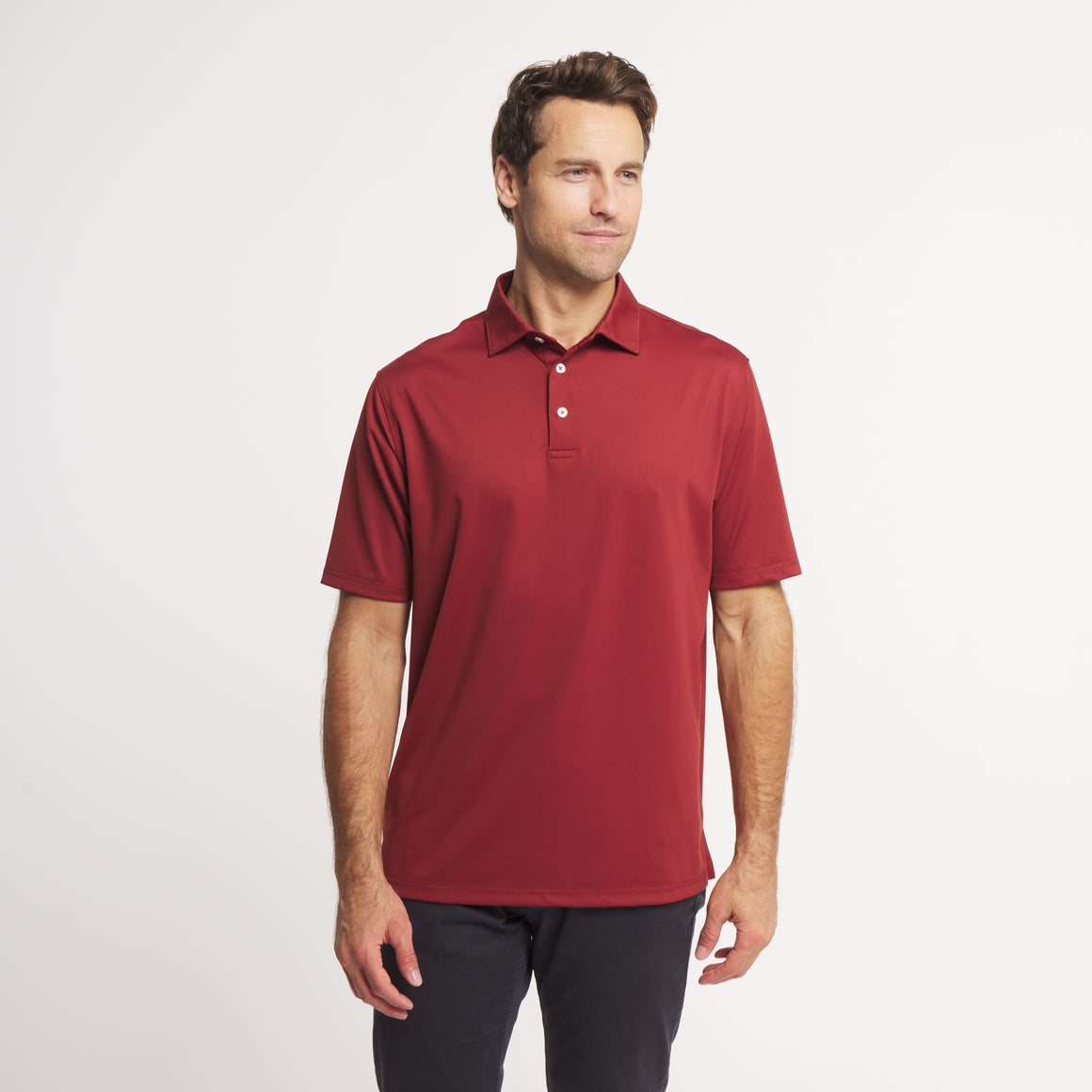 SOUTHERN MARSH COLLECTION Men's Polo MAROON / S Southern Marsh Ballycastle Performance Polo PBCPMRN
