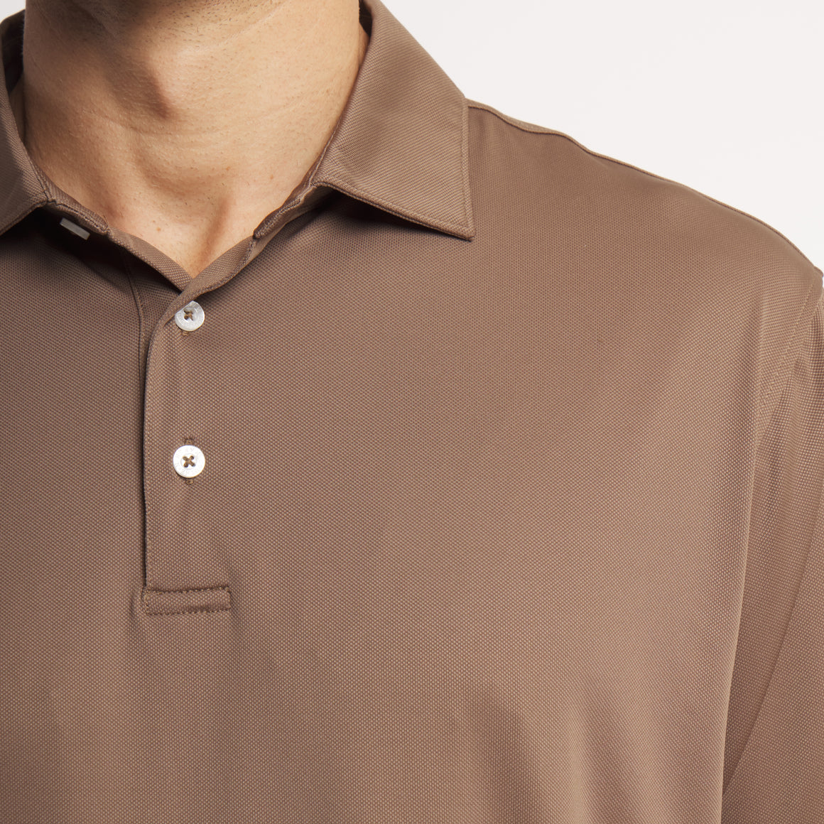 SOUTHERN MARSH COLLECTION Men's Polo STONE BROWN / S Southern Marsh Ballycastle Performance Polo PBCPSTN