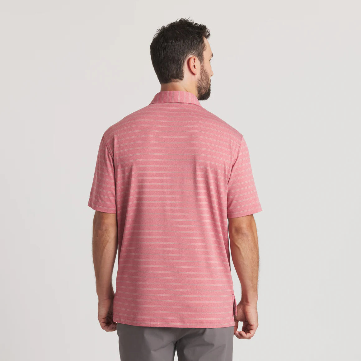 SOUTHERN MARSH COLLECTION Men's Polo Southern Marsh Newcastle Stripe Featherlight Polo