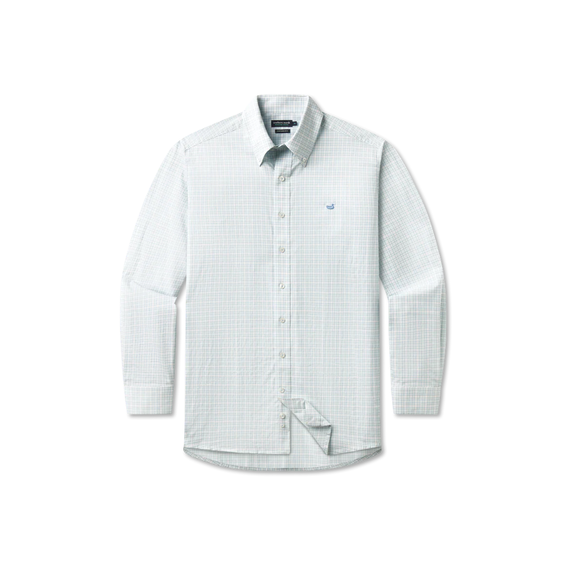 SOUTHERN MARSH COLLECTION Men's Sport Shirt Southern Marsh Dyer Performance Gingham Dress Shirt