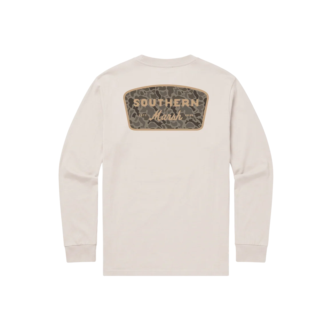 SOUTHERN MARSH COLLECTION Men's Tees Southern Marsh Branding Tee - Retro Camo - Long Sleeve