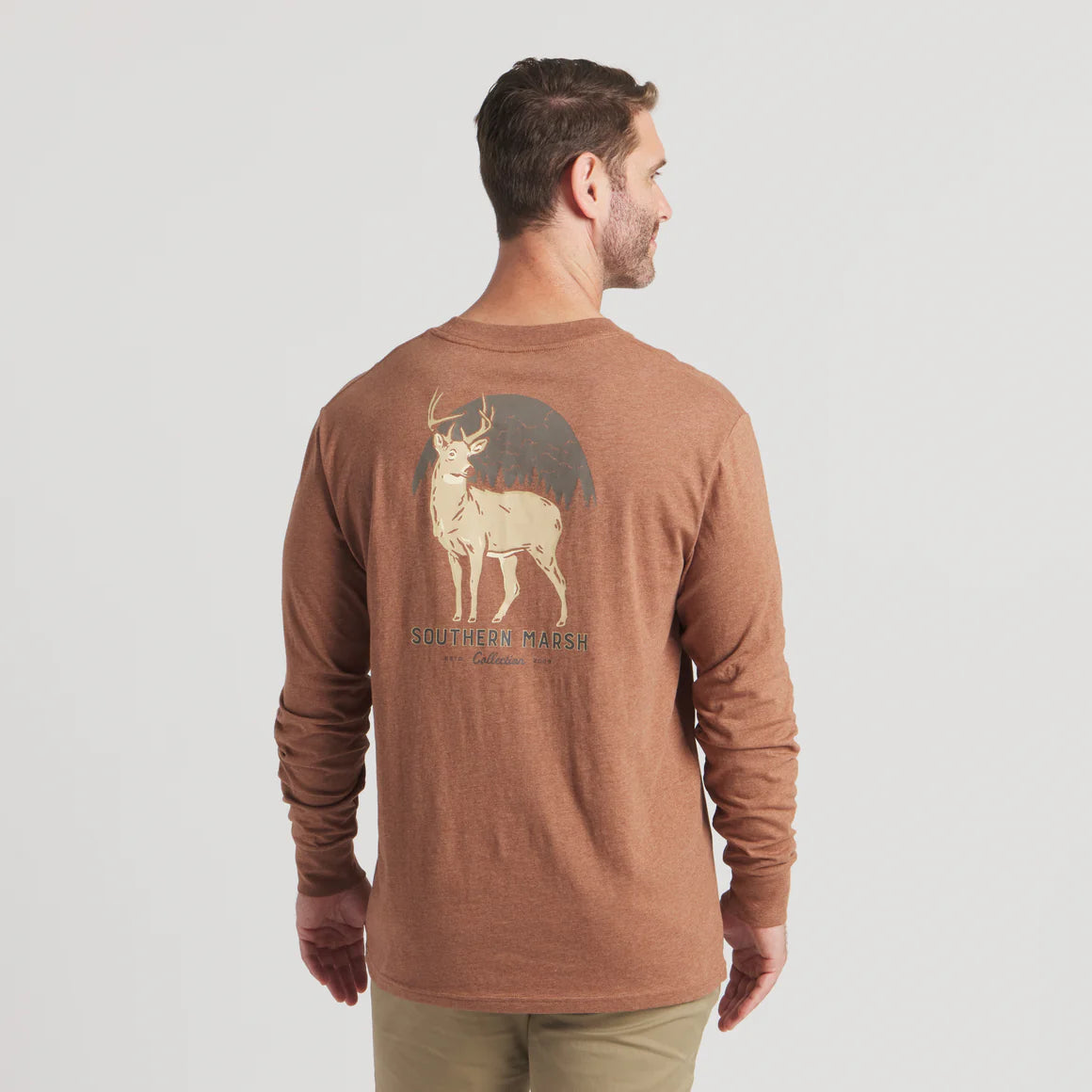 SOUTHERN MARSH COLLECTION Men's Tees Southern Marsh Eight Point Tee - Long Sleeve