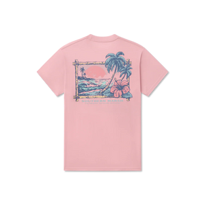SOUTHERN MARSH COLLECTION Men's Tees Southern Marsh SEAWASH Tee - Aloha Sunset