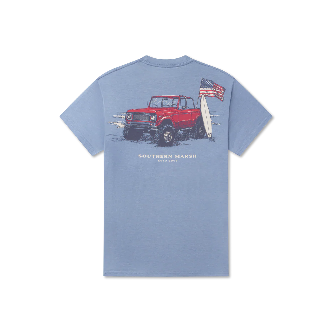 SOUTHERN MARSH COLLECTION Men's Tees Southern Marsh SEAWASH Tee - American Beach Rodeo