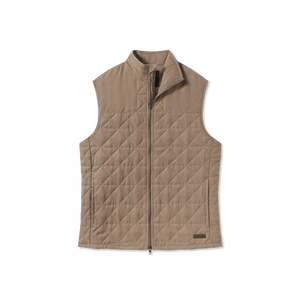 SOUTHERN MARSH COLLECTION Mens Jackets BURNT TAUPE / S Southern Marsh Lawrence Quilted Vest OLQVBTP