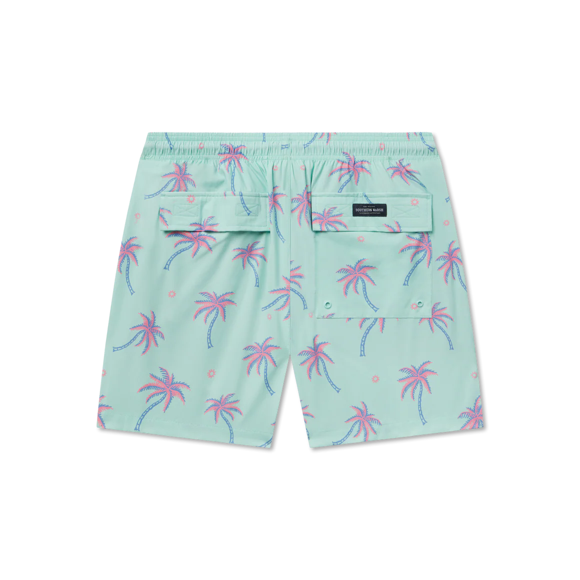 SOUTHERN MARSH COLLECTION Mens Shorts Southern Marsh FieldTec Ripstop Performance Trunk - Palms