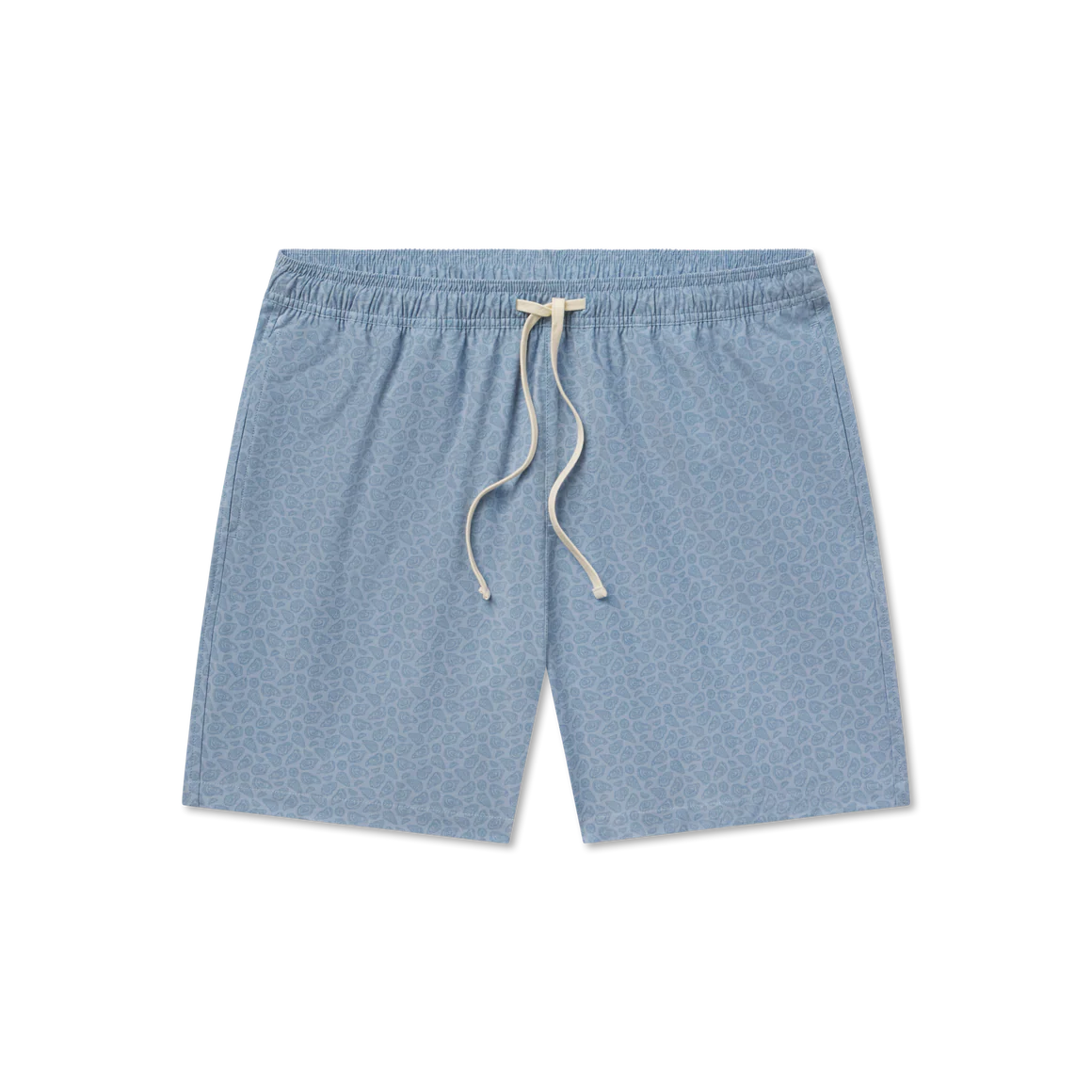 SOUTHERN MARSH COLLECTION Mens Shorts Southern Marsh Harbor Stretch Lined Seawash Trunk - Oysters & Lemons